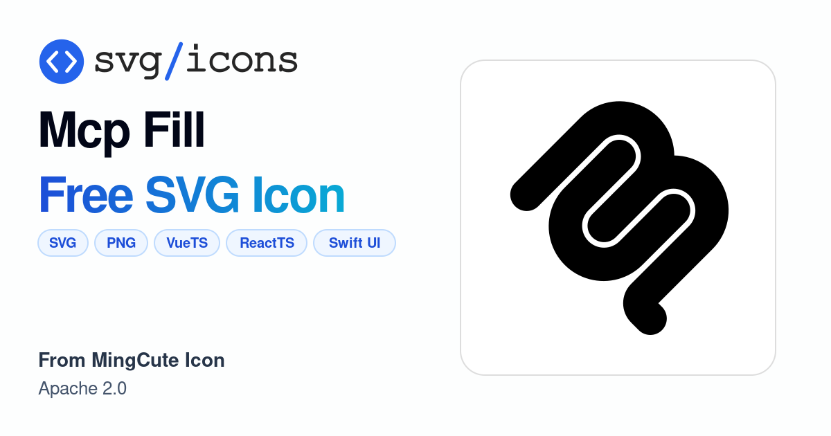 Mcp-fill SVG Icon - Free Mcp-fill PNG & SVG Download