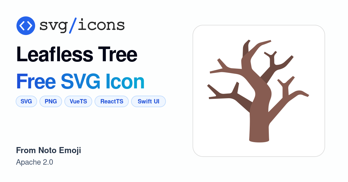 Leafless-tree SVG Icon - Free Leafless-tree PNG & SVG Download