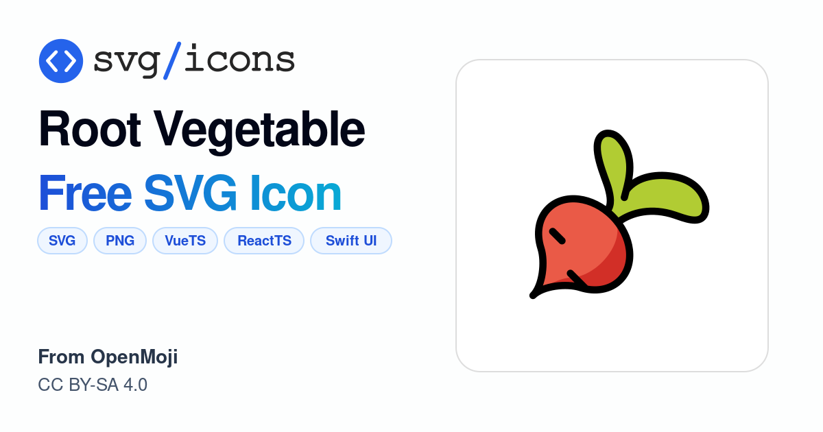 Root-vegetable SVG Icon - Free Root-vegetable PNG & SVG Download