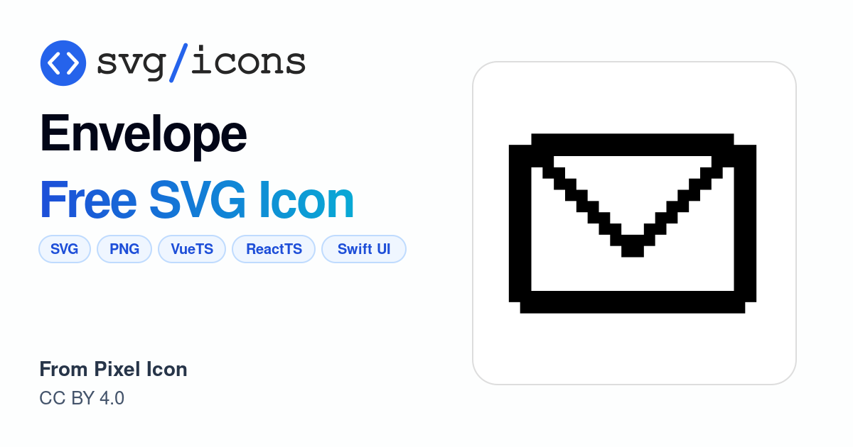 Envelope SVG Icon - Free Envelope PNG & SVG Download