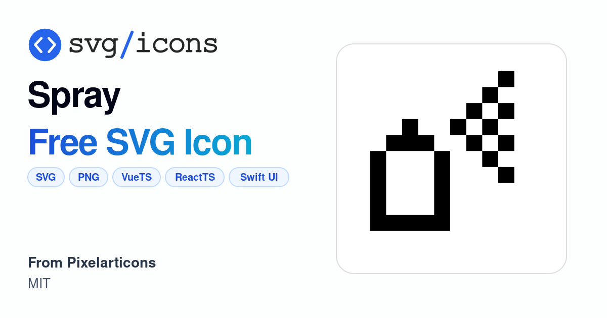 Spray SVG Icon - Free Spray PNG & SVG Download