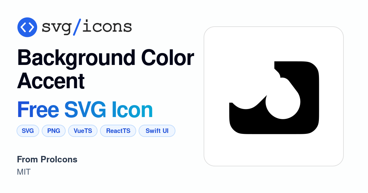 Background-color-accent SVG Icon - Free Background-color-accent PNG ...