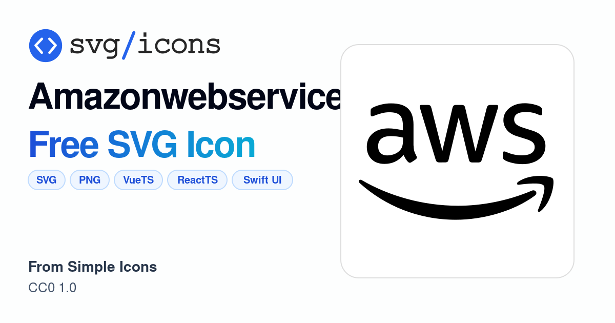 Amazonwebservices SVG Icon - Free Amazonwebservices PNG & SVG Download