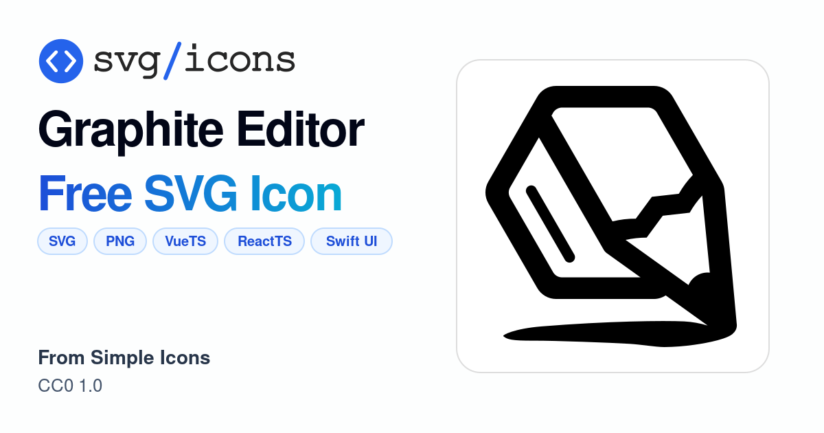 Graphite-editor SVG Icon - Free Graphite-editor PNG & SVG Download