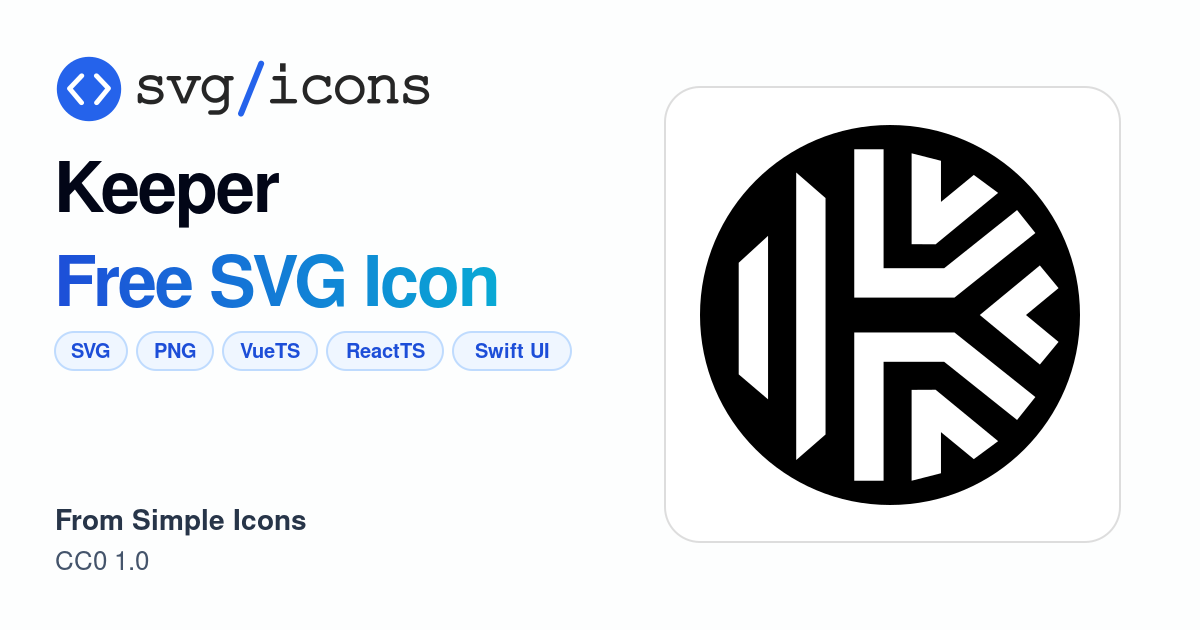 Keeper SVG Icon - Free Keeper PNG & SVG Download
