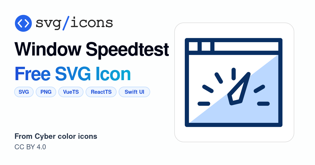 Window-speedtest SVG Icon - Free Window-speedtest PNG & SVG Download