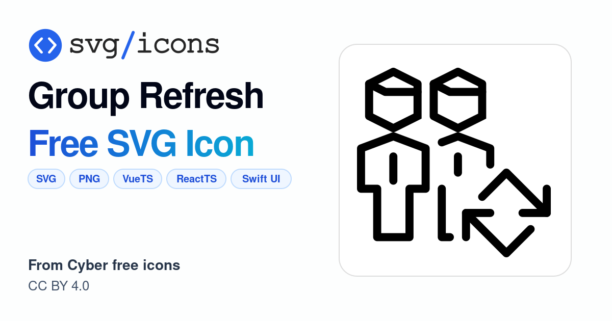 Group-refresh SVG Icon - Free Group-refresh PNG & SVG Download