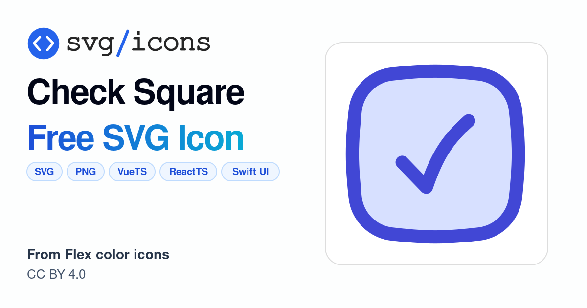 Check-square SVG Icon - Free Check-square PNG & SVG Download