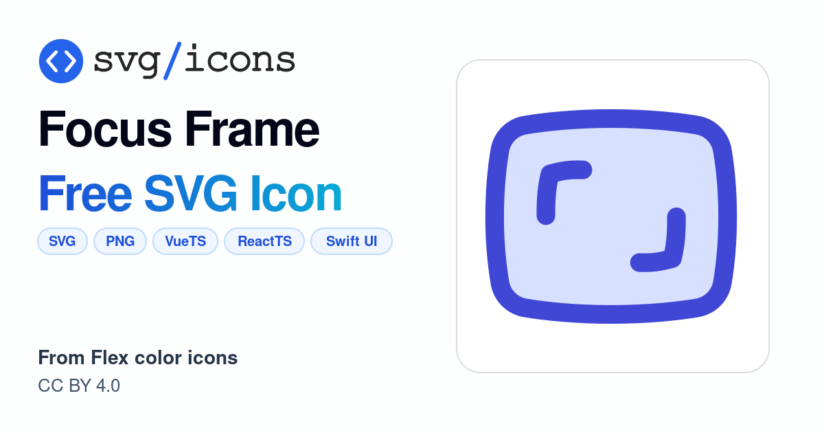 Focus-frame SVG Icon - Free Focus-frame PNG & SVG Download
