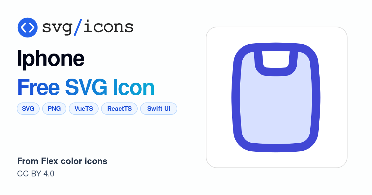 Iphone SVG Icon - Free Iphone PNG & SVG Download