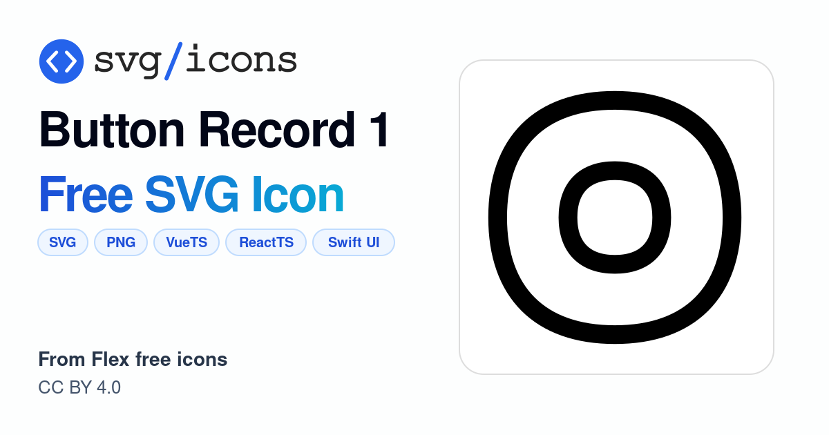 Button-record-1 SVG Icon - Free Button-record-1 PNG & SVG Download