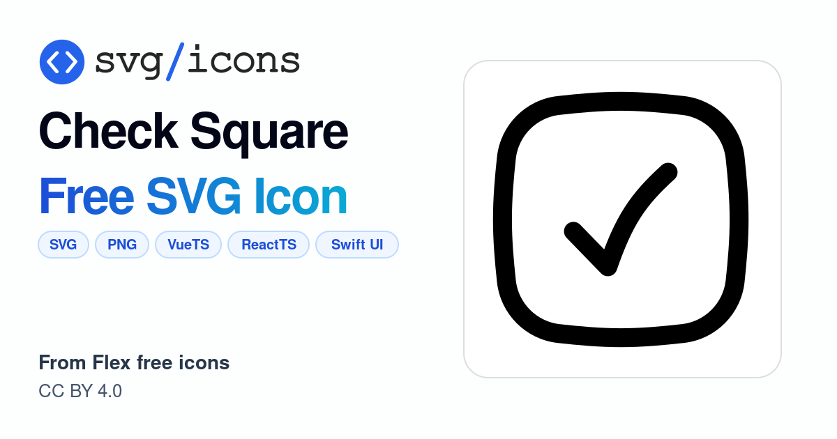 Check-square SVG Icon - Free Check-square PNG & SVG Download