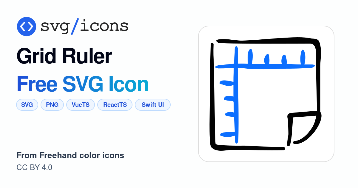 Grid-ruler SVG Icon - Free Grid-ruler PNG & SVG Download