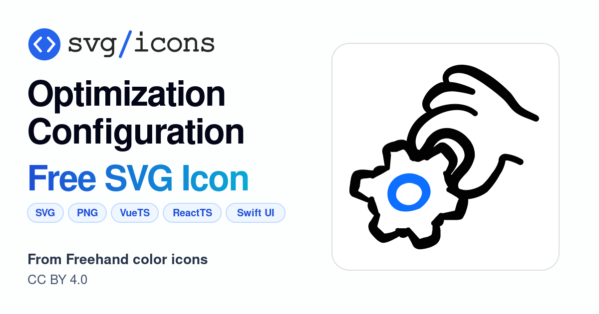 Optimization-configuration SVG Icon - Free Optimization-configuration ...