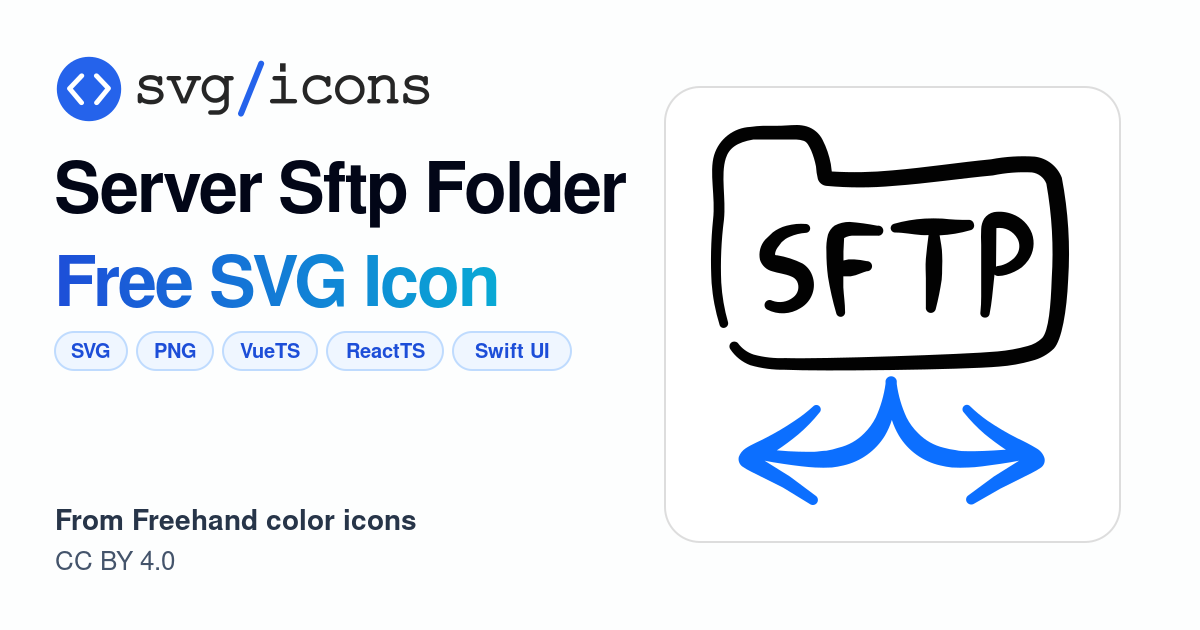 Server-sftp-folder SVG Icon - Free Server-sftp-folder PNG & SVG Download