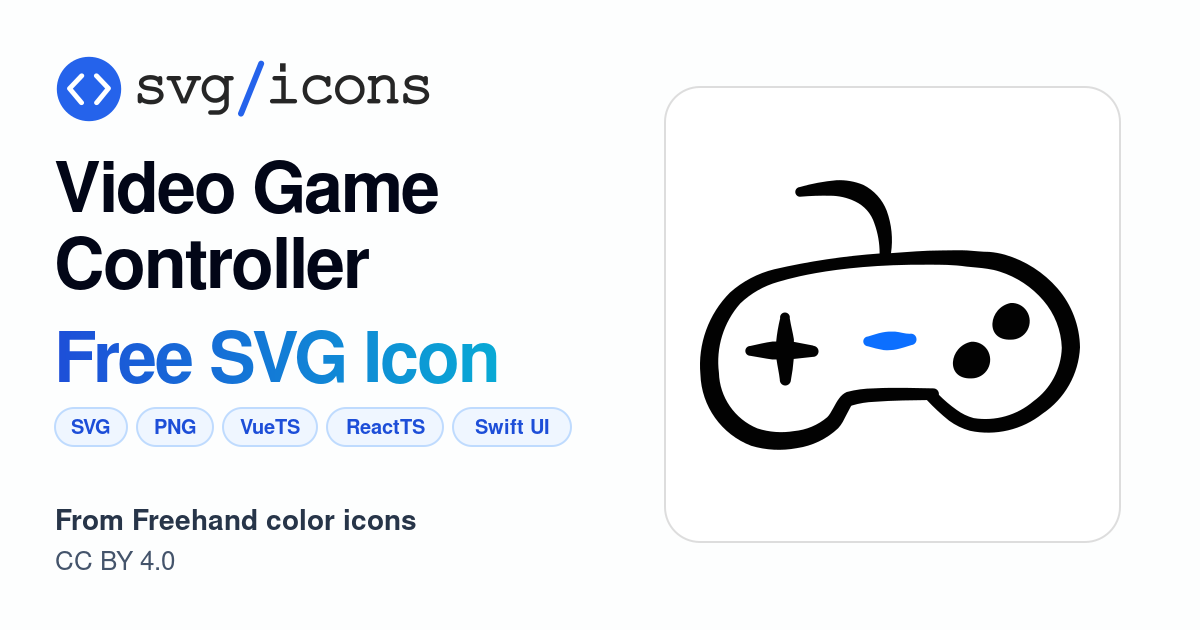 Video-game-controller SVG Icon - Free Video-game-controller PNG & SVG ...