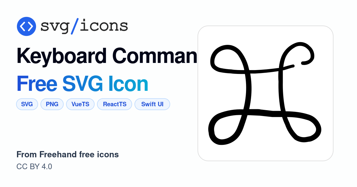 Keyboard-command SVG Icon - Free Keyboard-command PNG & SVG Download