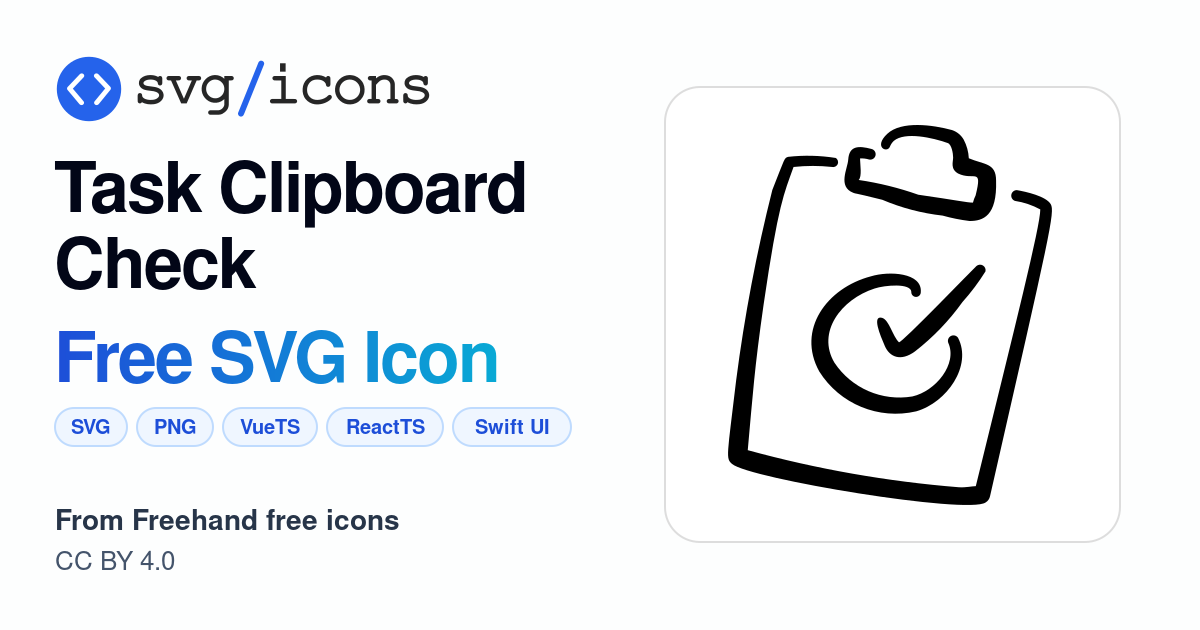 Task-clipboard-check SVG Icon - Free Task-clipboard-check PNG & SVG ...