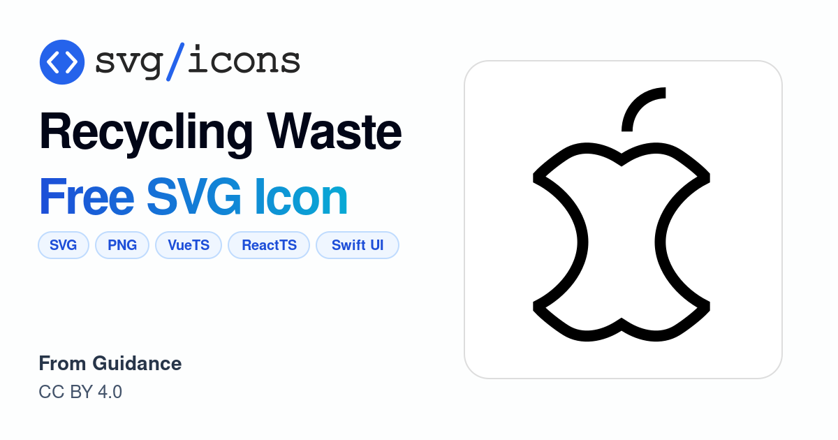Recycling-waste SVG Icon - Free Recycling-waste PNG & SVG Download