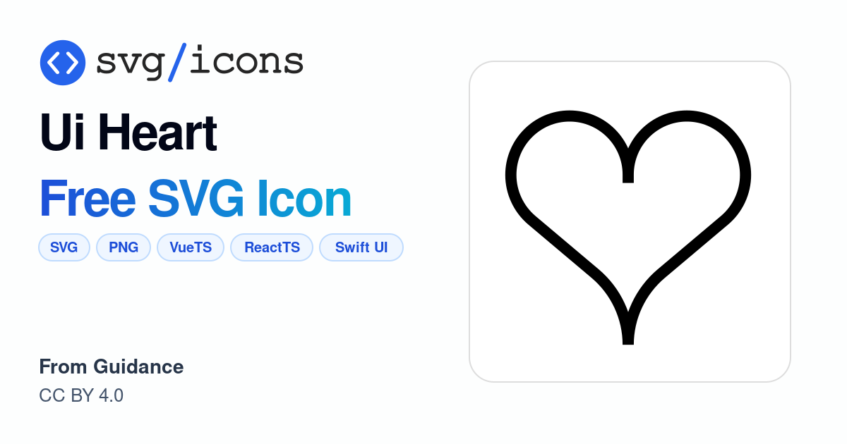 Ui-heart SVG Icon - Free Ui-heart PNG & SVG Download