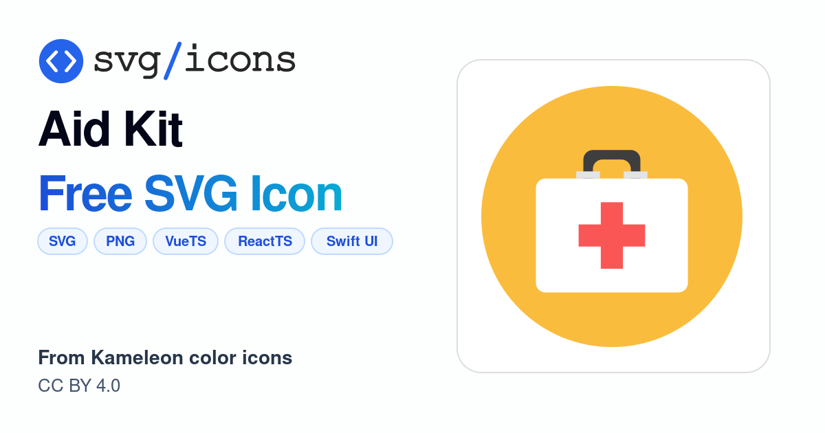 Aid-kit SVG Icon - Free Aid-kit PNG & SVG Download