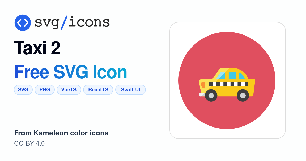 Taxi-2 SVG Icon - Free Taxi-2 PNG & SVG Download
