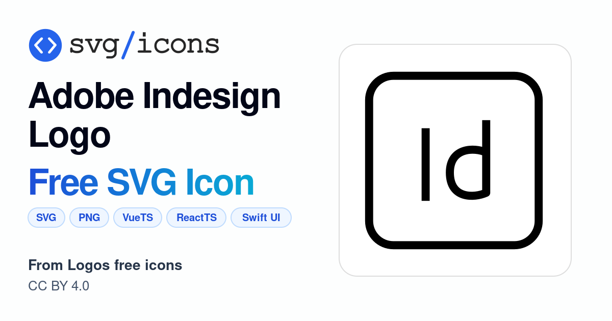 Adobe-indesign-logo SVG Icon - Free Adobe-indesign-logo PNG & SVG Download