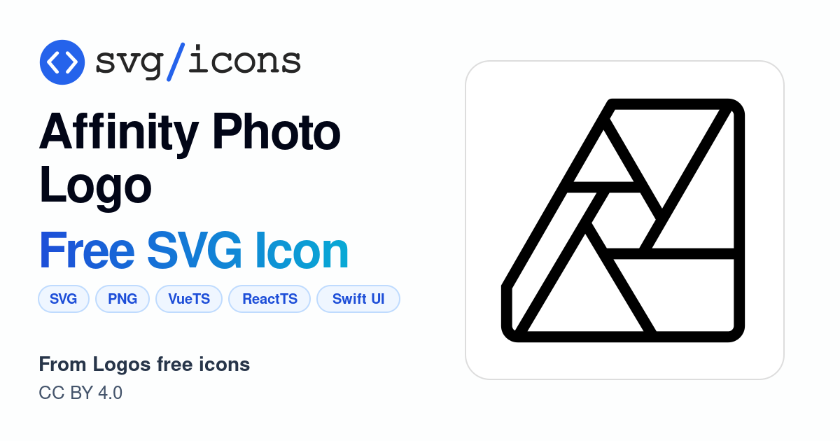 Affinity-photo-logo SVG Icon - Free Affinity-photo-logo PNG & SVG Download