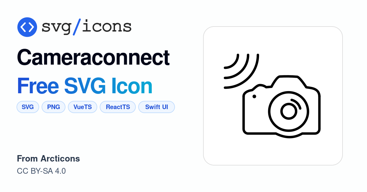 Cameraconnect SVG Icon - Free Cameraconnect PNG & SVG Download