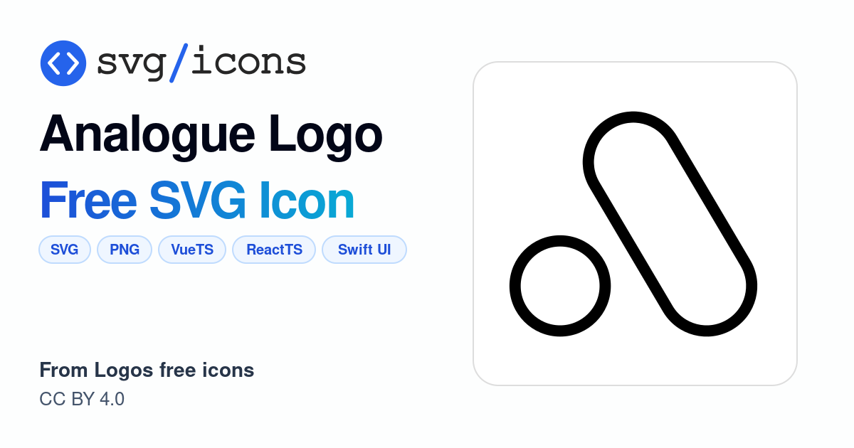 Analogue-logo SVG Icon - Free Analogue-logo PNG & SVG Download