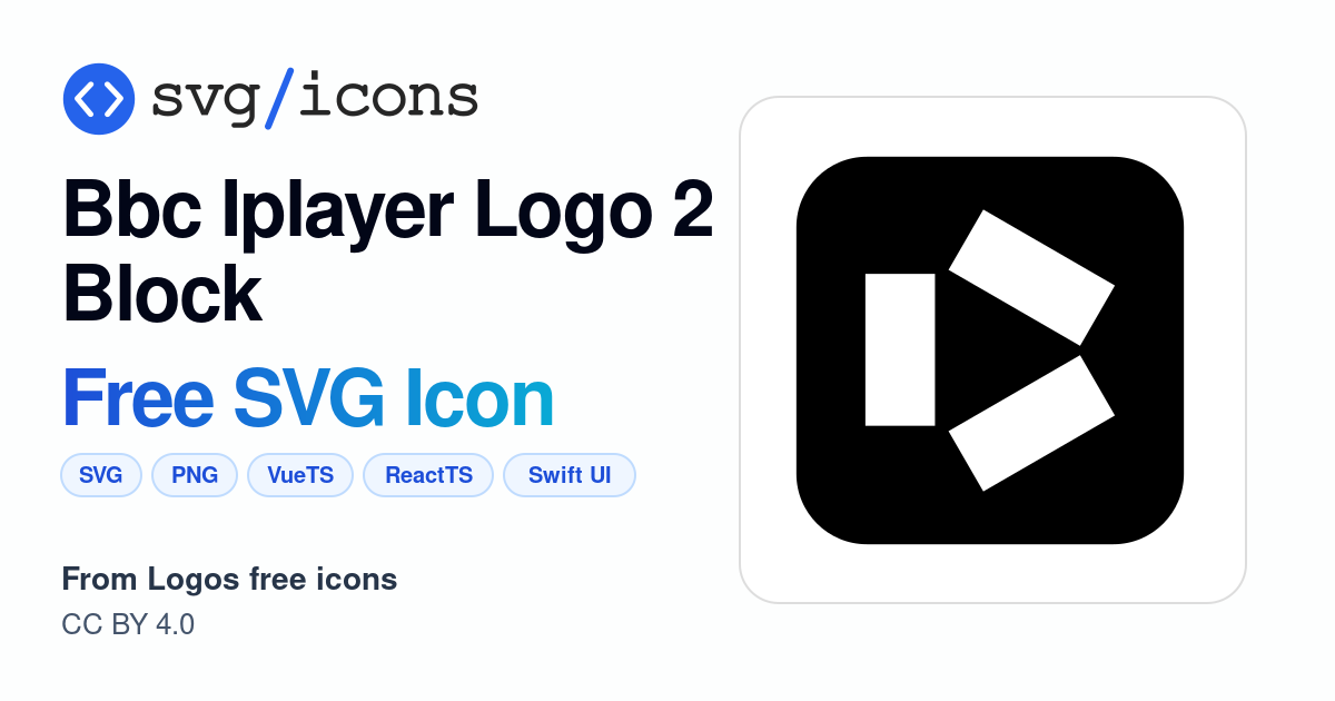 Bbc-iplayer-logo-2-block SVG Icon - Free Bbc-iplayer-logo-2-block PNG ...