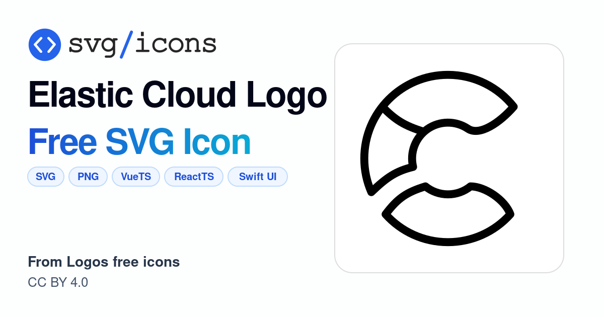 Elastic-cloud-logo SVG Icon - Free Elastic-cloud-logo PNG & SVG Download