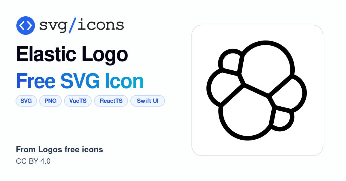 Elastic-logo SVG Icon - Free Elastic-logo PNG & SVG Download