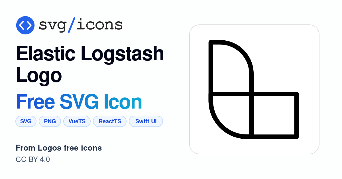 Elastic-logstash-logo SVG Icon - Free Elastic-logstash-logo PNG & SVG ...