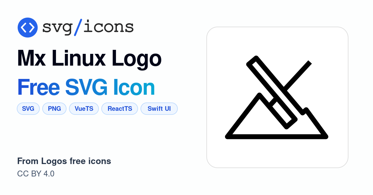 Mx-linux-logo SVG Icon - Free Mx-linux-logo PNG & SVG Download