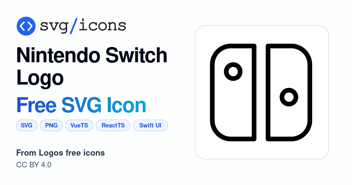 Nintendo-switch-logo SVG Icon - Free Nintendo-switch-logo PNG & SVG ...
