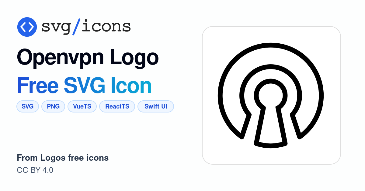 Openvpn-logo SVG Icon - Free Openvpn-logo PNG & SVG Download