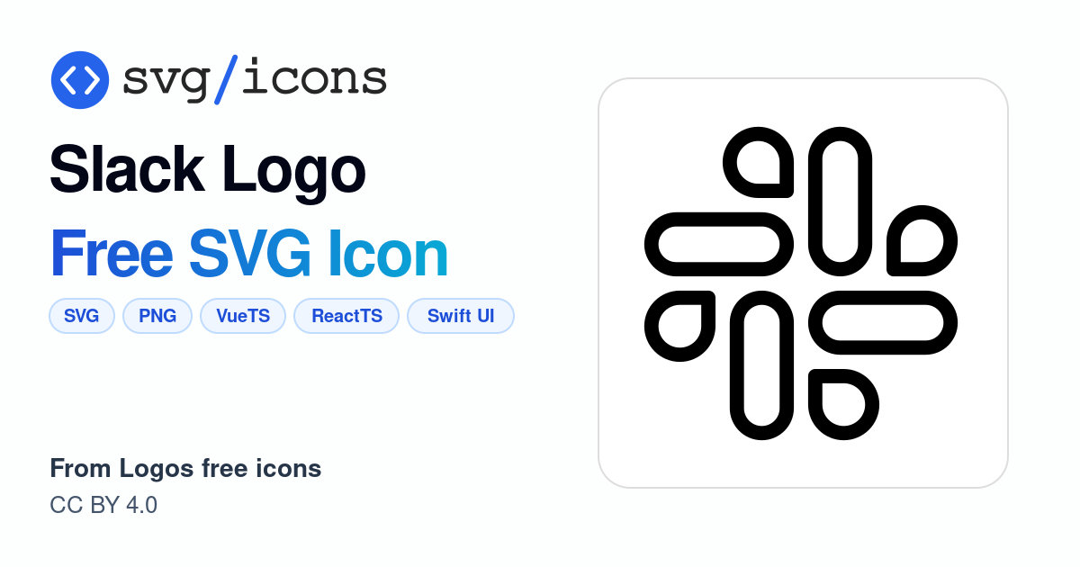 Slack-logo SVG Icon - Free Slack-logo PNG & SVG Download