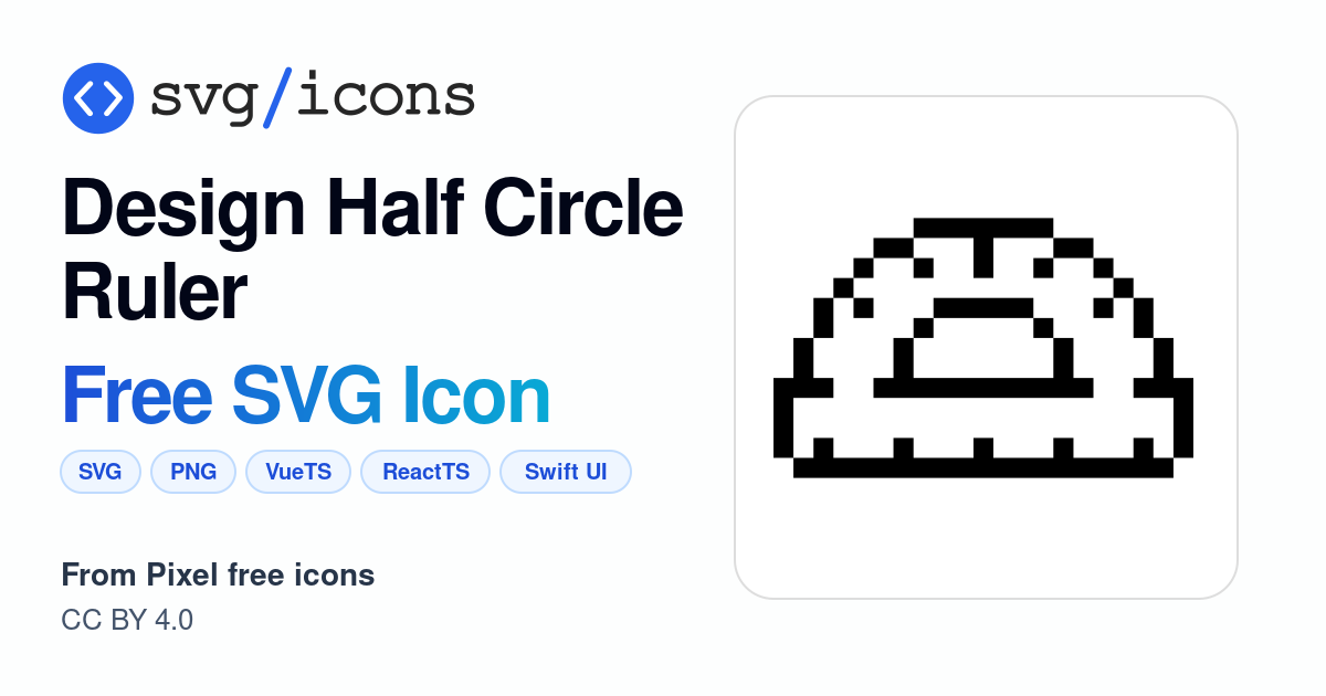 Design-half-circle-ruler SVG Icon - Free Design-half-circle-ruler PNG ...