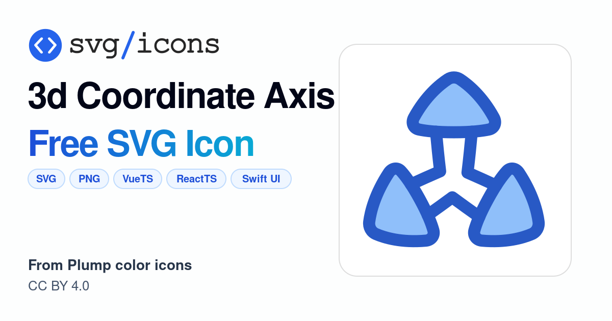 3d-coordinate-axis SVG Icon - Free 3d-coordinate-axis PNG & SVG Download