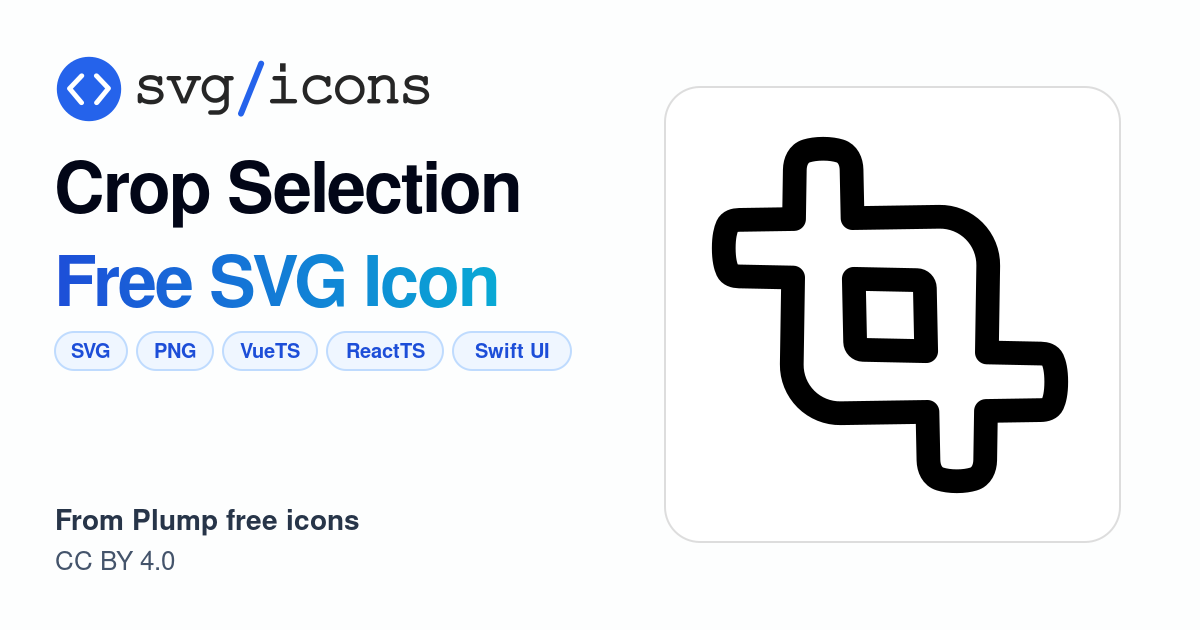 Crop-selection SVG Icon - Free Crop-selection PNG & SVG Download