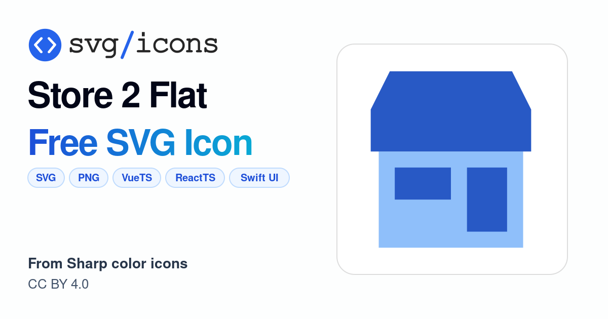 Store-2-flat SVG Icon - Free Store-2-flat PNG & SVG Download