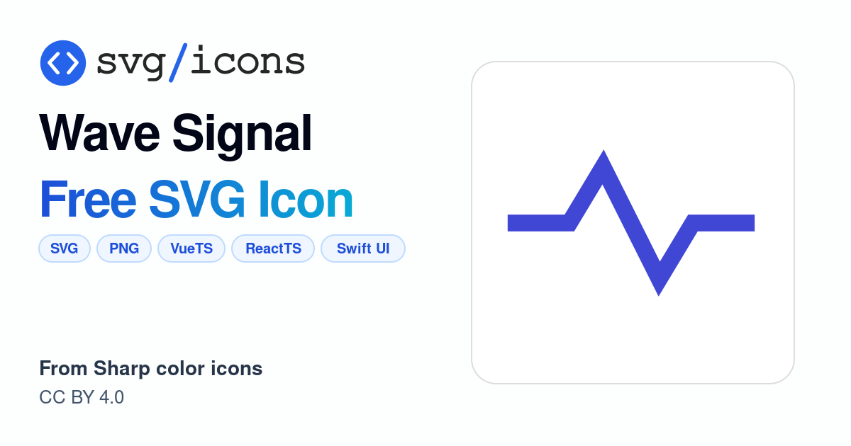 Wave-signal SVG Icon - Free Wave-signal PNG & SVG Download