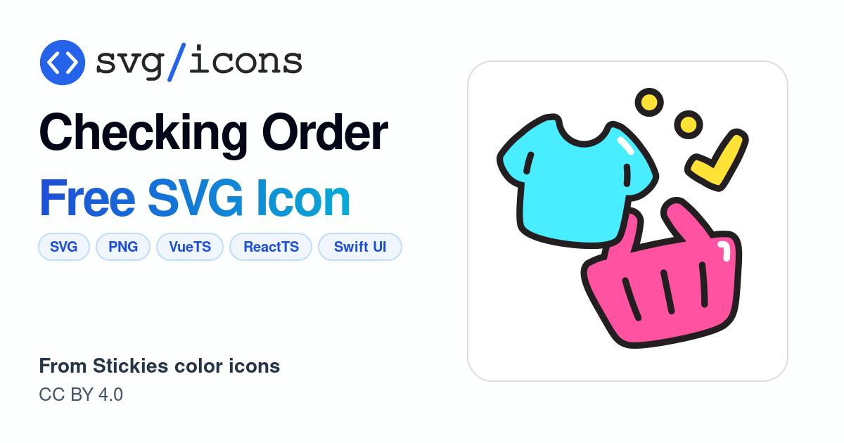 Checking-order SVG Icon - Free Checking-order PNG & SVG Download