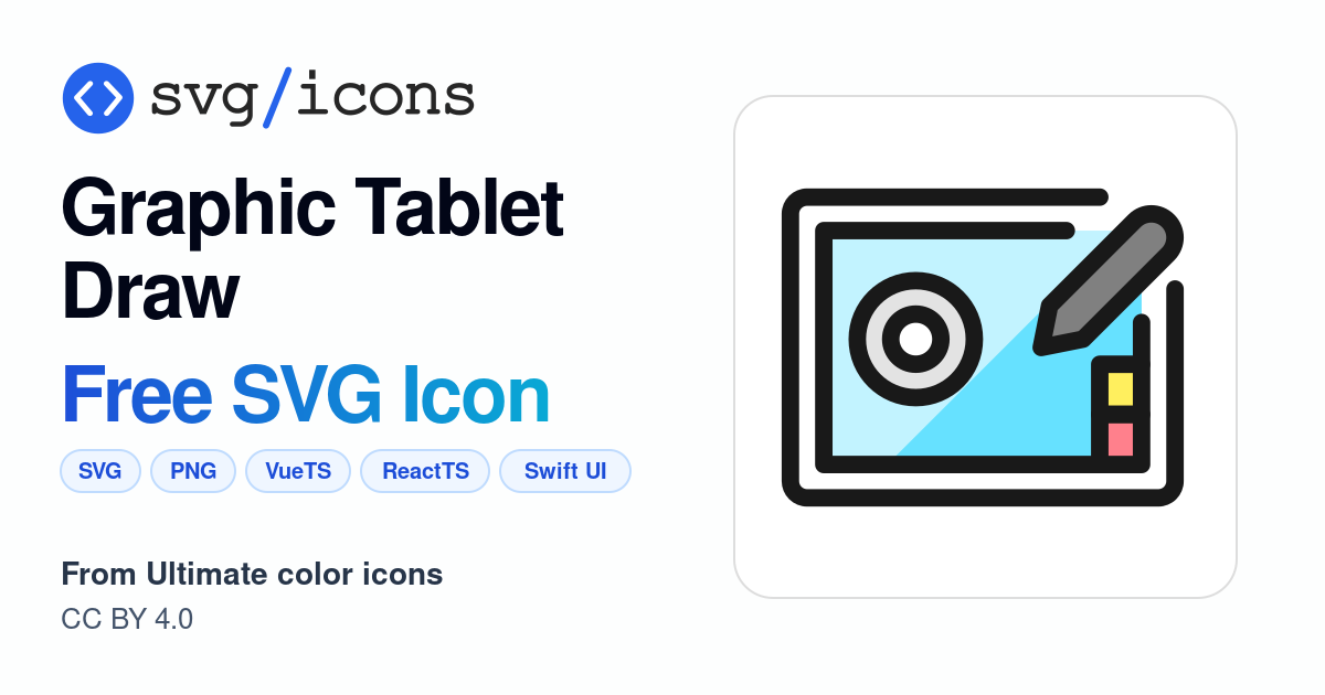 Graphic-tablet-draw SVG Icon - Free Graphic-tablet-draw PNG & SVG Download