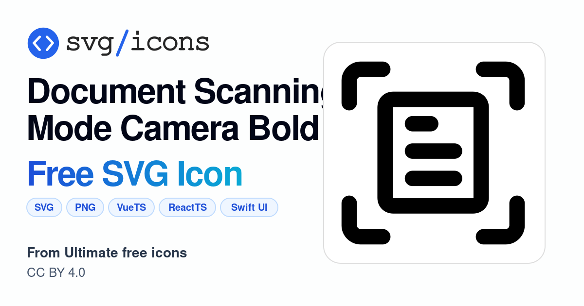 Document-scanning-mode-camera-bold SVG Icon - Free Document-scanning ...