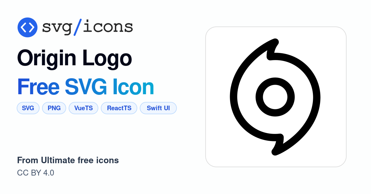 Origin-logo SVG Icon - Free Origin-logo PNG & SVG Download