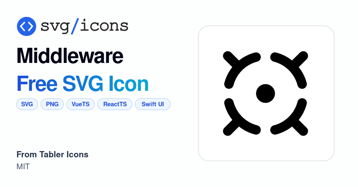 Middleware SVG Icon - Free Middleware PNG & SVG Download