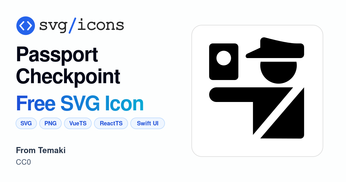 Passport-checkpoint SVG Icon - Free Passport-checkpoint PNG & SVG Download