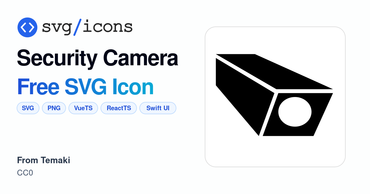 Security-camera SVG Icon - Free Security-camera PNG & SVG Download